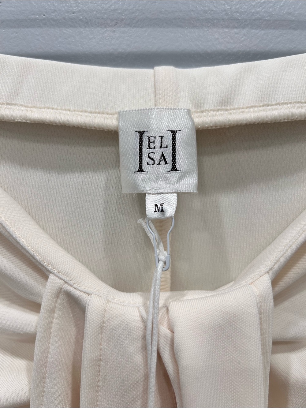 NWT Helsa Matte Jersey Long Goddess Skirt in the Shade Ivory Size Medium - Picture 5 of 11